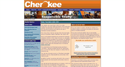 Desktop Screenshot of cherokeerealtypartners.com